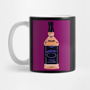 whiskey bottle pop art Mug